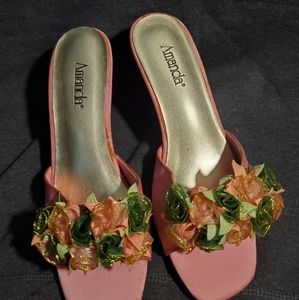 Shoes made by Amanda, called Rose Petal,